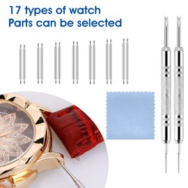 Cobee Watch Strap Removal Tool Kit with Spring Bar Tool / 14 Pieces Watch Band Pins (18/20/21/22/23/24/25mm) / Link Pin Removal Tool