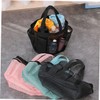 CHILDWEET Multi-pocket Beach Tote Bag for Travel Versatile Mesh Storage