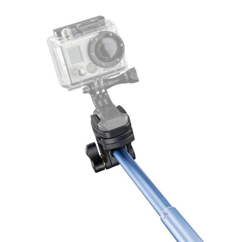mantona Selfie Hand Tripod for GoPro - Blue