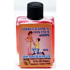 3 PIECES BRYBRADAN ON YOUR KNEES OIL/DOBLEGADO A MIS PIES ACEITE 1/2 FL OZ 14.7ML