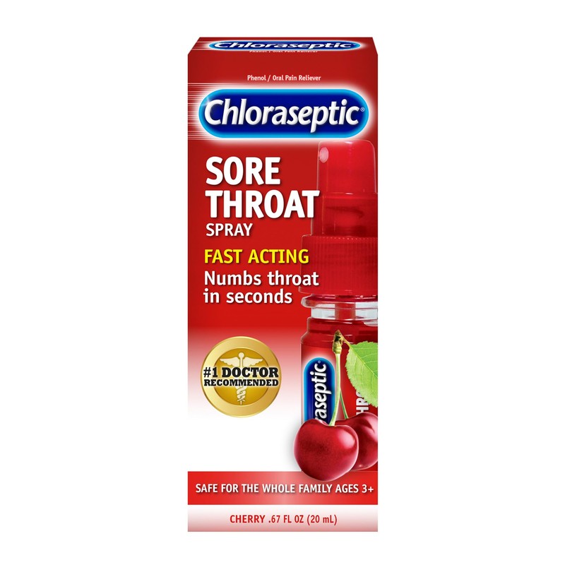 Chloraseptic Chloraseptic Sore Throat Spray, Cherry, Pocket Pump 0.67 fl