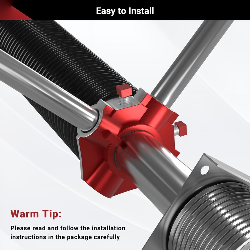 Toriexon Garage Door Spring 0.250 x 2” x 35” (Pair),