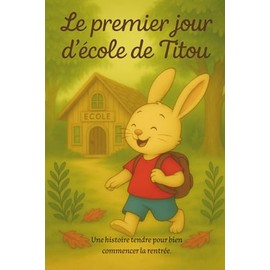 Le premier jour d’école de Titou / Une histoire tendre pour bien commencer la rentrée.: Album illustré dès 3 ans. Idéal pour la maternelle, pour ... la rentrée et vivre la séparation en douceur.