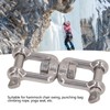 304 Stainless Steel Double Jaw Shackle Rustproof Universal Jaw Anchor