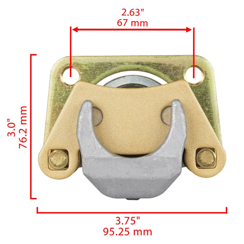 Caltric Rear Left Right Brake Caliper fits Polaris Ranger 570