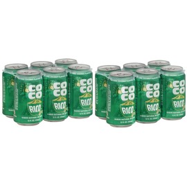 Coco Rico - Natural Coconut Flavored Soda from Puerto Rico - 12 Fl Oz Can per Six Pack (Count of 2)