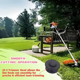 Gopbod 25-2 Trimmer Head Bump Feed 4002 710 2191 for Stihl FS56RC FS90R FS55 FS55R KM55 FS56 FS70 FS80 FS80R FS85 FS90 FS100RX FS120 FS130 FS200R Weed Eater String Trimmer Replaces 4002 710 2108