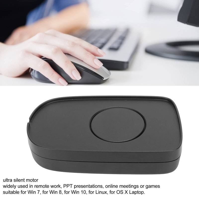 Mouse Jiggler, Undetectable Mouse Mover with 2 DPI Mode, Driver