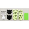 Ernest A-76939 Cara-Valve (Onigiri Model), Easy Mold Cutter (Omusubi Panda),