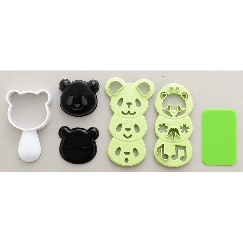 Ernest A-76939 Cara-Valve (Onigiri Model), Easy Mold Cutter (Omusubi Panda),