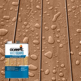 Olympic WaterGuard 1 gal. Acorn Brown Transparent Wood Stain and Sealer