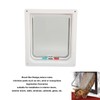 Cat Flap Door Controllable Access Reduce Noise Windproof Universal Interior