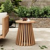 Christopher Knight Home Taki Acacia Wood Patio Coffee Table, Round