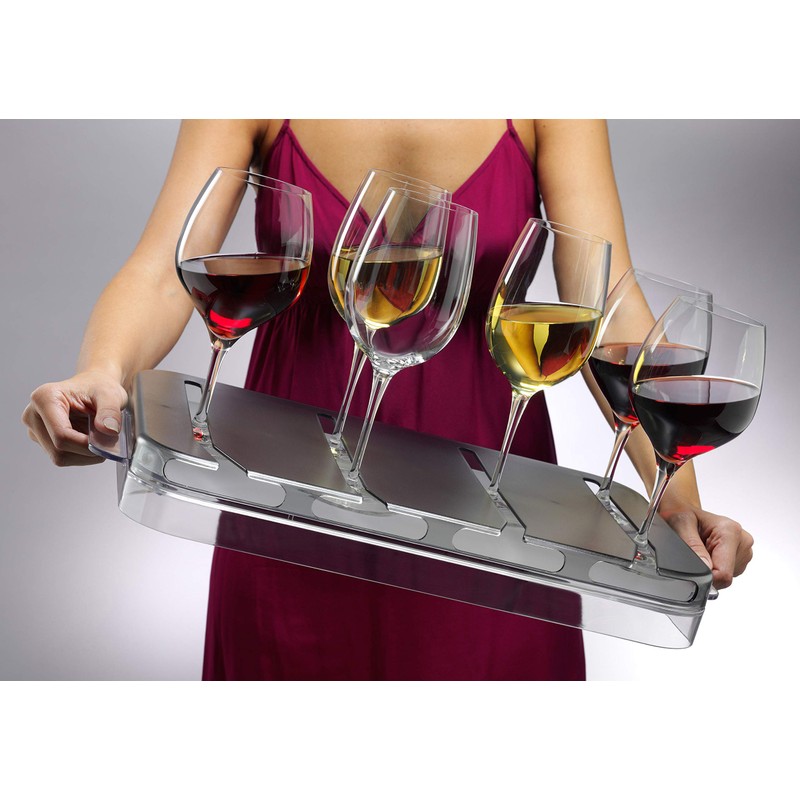 Prodyne Stay-Put No-Tip Stemware Tray