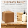 Livelab Tissue Box Cover, Modern Square Decorative PU Leather Facial