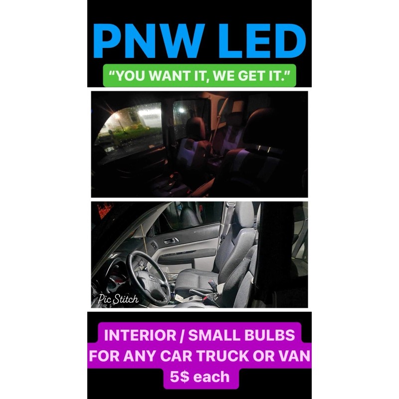 Unbranded LED INTERIOR LIGHTS ~ T10/194/2825/1