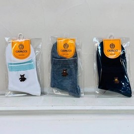 Women's Bear Character Cover Socks (Random Color) 5ea