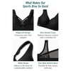 Glamorise Women's Plus Size MagicLift Seamless Sports Bra Wirefree 1006,