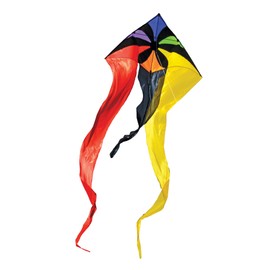 In the Breeze Rainbow Flux Wave Delta Kite, 52-Inch
