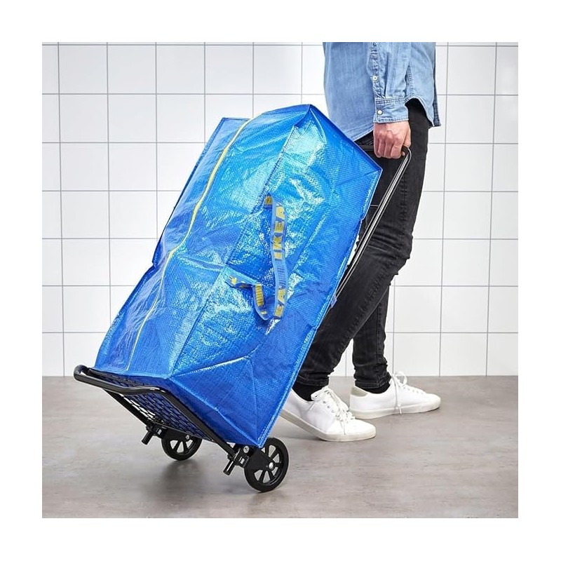 Ikea 901.491.48 Frakta Storage Bag, Blue, 4 Pack (Premium bag)