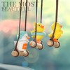 2Pcs Swing Duck Car Hanging Ornament, Car Mirror Hanging Accessories,