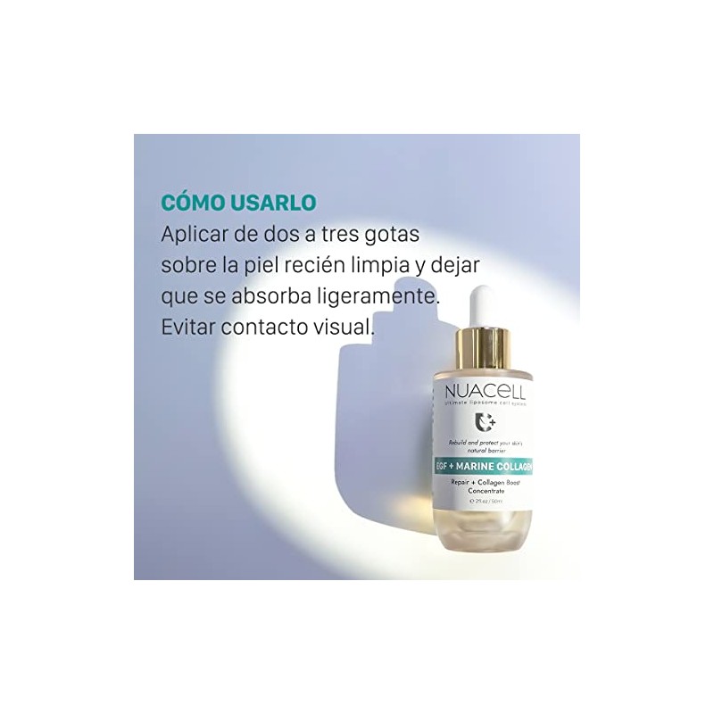 DM CELL NUA Cell EGF Colágeno Marino Sérum Potenciador con