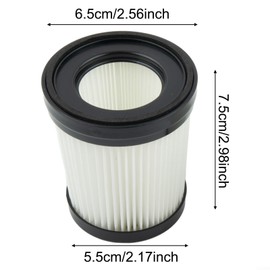 Vacuum Cleaner Filters Replacement, for Lubluelu 202, for Oraimo OSV-102, for Besswin W26, for VacLife VL732, Vacuums Cordless Vacuum Cleaners(2 PACK)