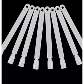 noved 100 Pzs Muestrario De Uñas Acrilicas Con Argolla Abanico