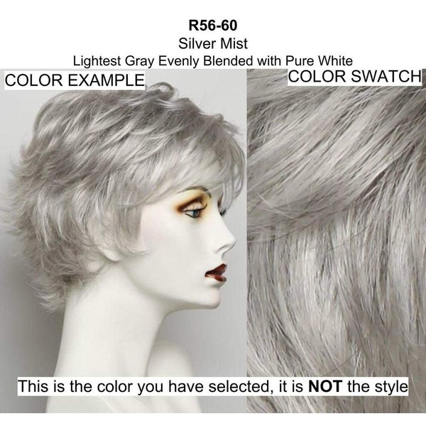 Wave It Off Wig Color R56/60 SILVER MIST - Hairdo