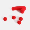 1 Set Small Sponge Magic Tricks 4 Pcs Red Sponge