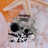 Honbay 50PCS Alloy Camping Charms Pendant Camper Trailer Compass Fire