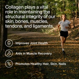 Momentous Grass-Fed Collagen Peptides Powder - Collagen Protein Powder with Fortigel & Vitamin C for Hair, Skin, Nails, & Joint Health Support - NSF Certified for Sport - Packaging May Vary