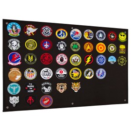 Tactical Patch Display Panel Holder Board for Military Army Combat Morale Uniform Hook-Backed Emblems, 36" x 24" (Medium), No Patches Included