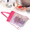 Backpack Bag WearResistant Large Capacity Rhinestones Painting with Drawstring Home