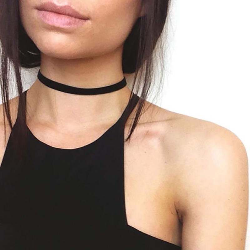 Zoestar Black Velvet Choker Necklacce for Women