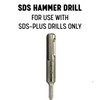 Drill America 3/16" x 12" SDS Cross Tip Hammer Drill