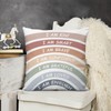 YungHo Boho Rainbow Throw Pillow Covers, Classroom Book Center Calming