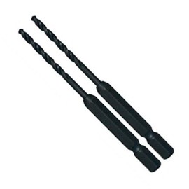 Mitsubishi Hex Shaft Stainless Steel Drill, Pack of 2, 0.1 inch (3.8 mm) (Metal / Metalwork)