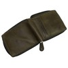 Cavelio Genuine Leather Slim Bifold Zipper Men Wallets RFID Blocking