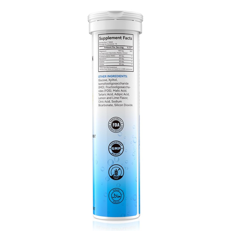 Hydrogen Water Tablets 12ppm with Magnesium - Create High Concentration