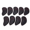 9Pcs/Set Golf Iron Head Covers Waterproof Sunscreen Golf Iron Covers