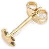 Men's Earrings Gold 585 Cross Stud Earrings for Men 14