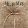 Laurel & Mason Natural Jute Wedding Ring Pillow - Mr