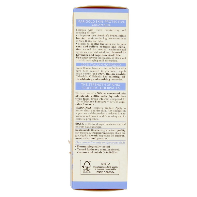 I Provenzali Calendula Officinalis Dermo Protection Cream - Soothing, 75