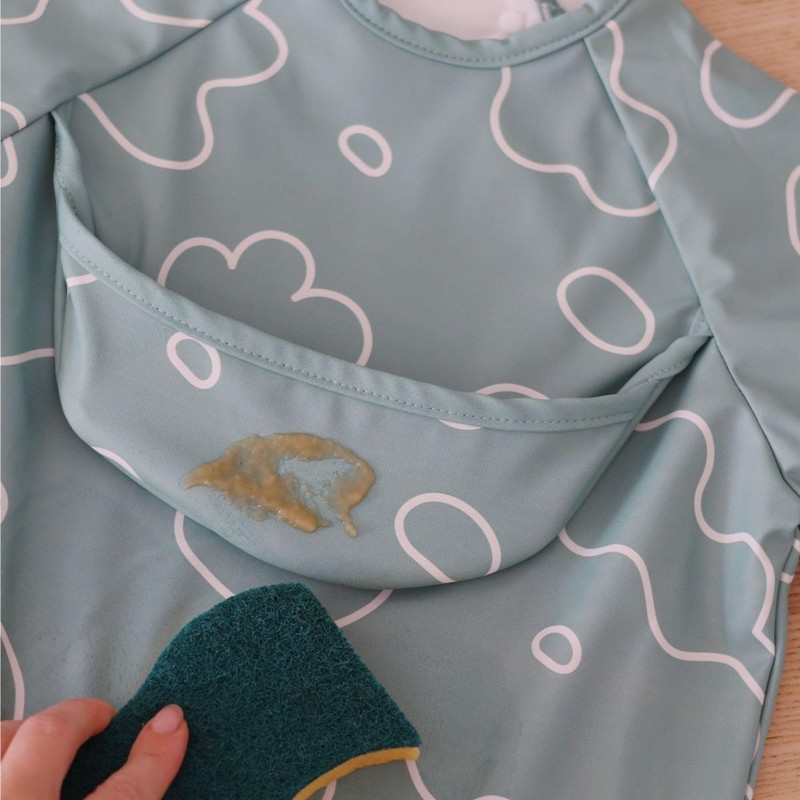 BÉABA, Baby Bib, Baby Catcher Bib, Mother Bib, Waterproof, Elastic