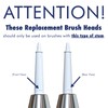 SnapWhite Interdental Replacement Toothbrush Head, Tooth Brush Heads for Cleaning
