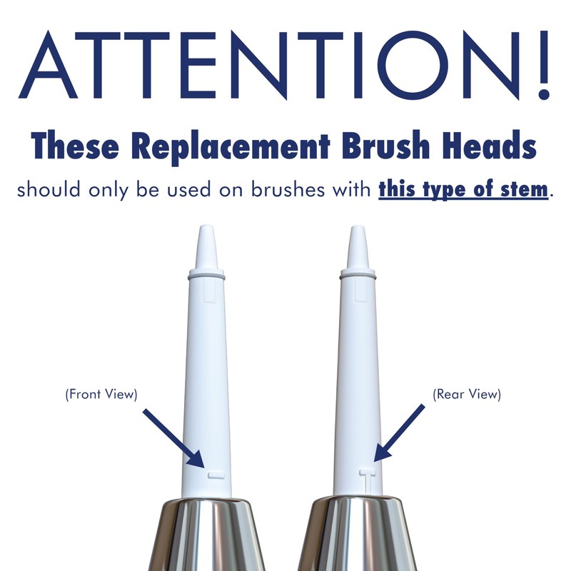 SnapWhite Interdental Replacement Toothbrush Head, Tooth Brush Heads for Cleaning