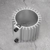 Black Silver Car Engine Oil Filter Cooler/Heat Sink Cover/Cap Aluminum