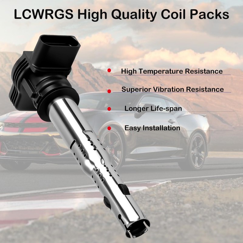 4X Ignition Coil Packs and Spark Plugs for Volkswagen Tiguan