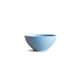 Year & Day Ceramic Set of 4 Small Dinnerware Soup Cereal Bowls, Lagoon Blue, 6 Inch